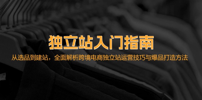 独立站入门指南：从选品到建站，全面解析跨境电商独立站运营技巧与爆品…-闲赋网