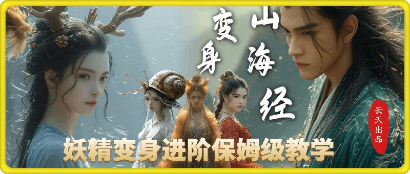 云天AI山海经变身视频教程，妖精变身进阶保姆级教学-闲赋网