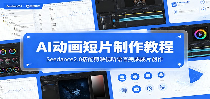 AI动画短片制作教程：Seedance2.0搭配剪映视听语言完成成片创作-闲赋网