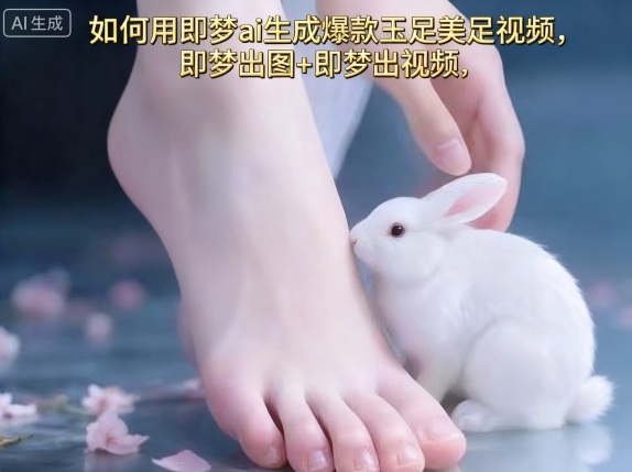 如何用即梦ai生成爆款玉足美足视频，即梦出图+即梦出视频，快速涨粉-闲赋网