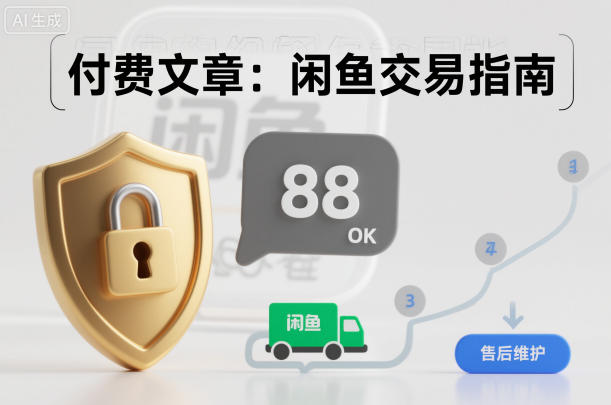 付费文章：闲鱼交易指南，怎么才能降低被坑被马扁的概率-闲赋网