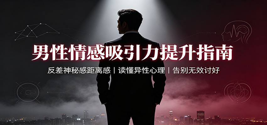 男性情感吸引力提升指南:反差神秘感距离感,读懂异性心理,告别无效讨好-闲赋网