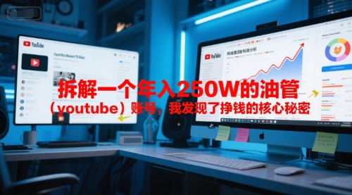 付费文章：拆解一个年入250W的油管(youtube)账号，我发现了挣钱的核心秘密-闲赋网