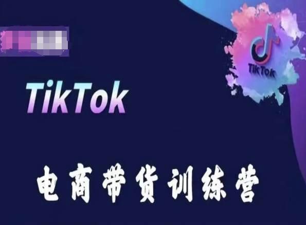 TikTok电商带货训练营，跟随时代潮流，跨境掘金-闲赋网