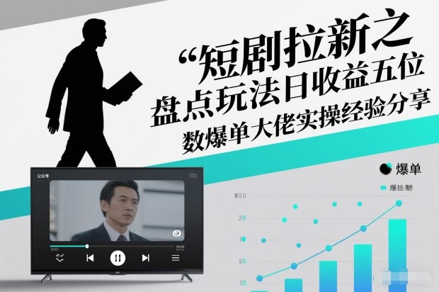 短剧拉新之盘点玩法日收益五位数爆单大佬实操经验分享-闲赋网