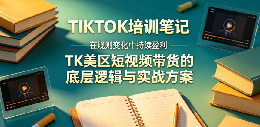 视界跨境TIKTOK4月17培训笔记，在规则变化中持续盈利，TK美区短视频带货的底层逻辑与实战方案【文档】-闲赋网