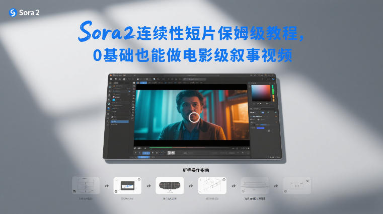 Sora2连续性短片保姆级教程，0基础也能做电影级叙事视频-闲赋网