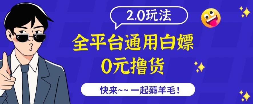 外面收费2980的全平台通用白嫖撸货项目2.0玩法【仅揭秘】-闲赋网