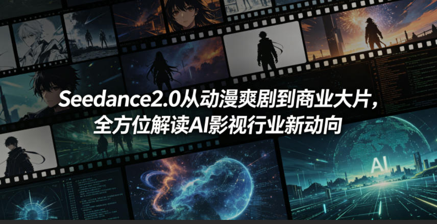 Seedance2.0从动漫爽剧到商业大片，全方位解读AI影视行业新动向-闲赋网