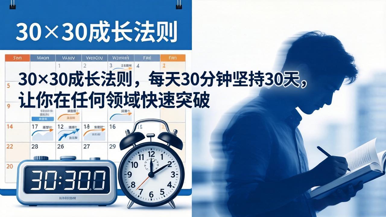 93ca8fed2bc6dccdb44740fe12bc16e1.jpeg 付费文章:30×30成长法则,每天30分钟坚持30天,让你在任何领域快速突破