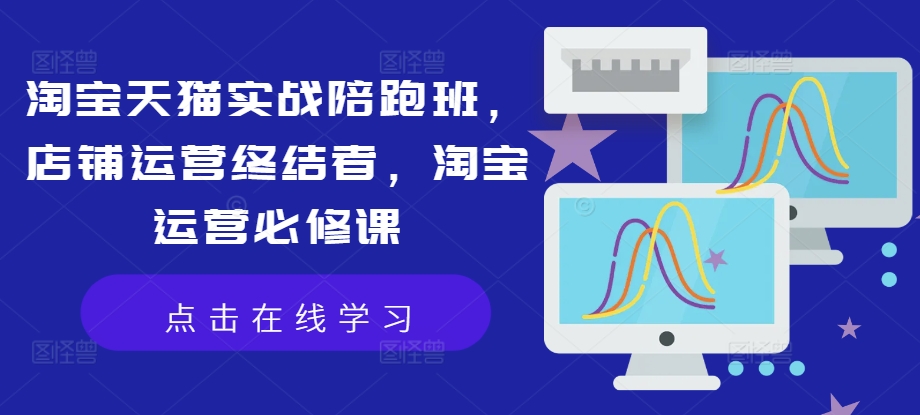 淘宝天猫实战陪跑班，店铺运营终结者，淘宝运营必修课-闲赋网
