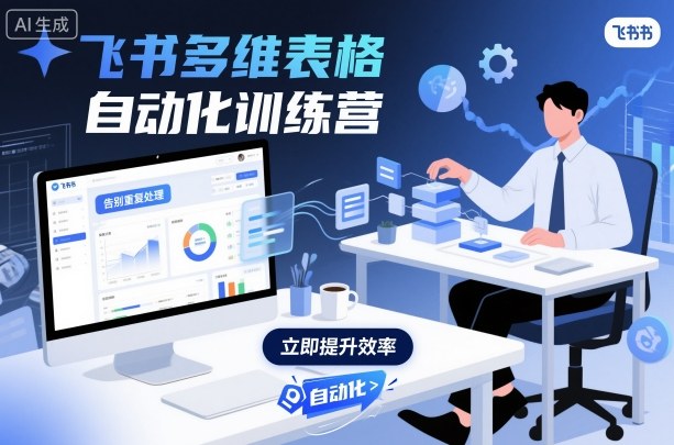 950fea2d72758688e1cf906750f6815f.jpeg 飞书多维表格自动化训练营,手把手教你告别重复处理,用多维表格开启高效办公新模式
