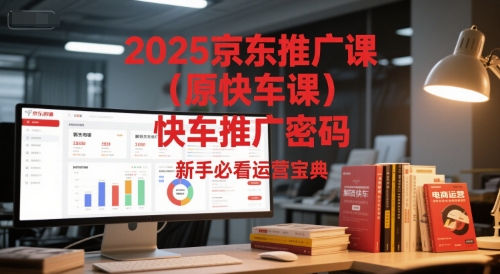 2025京东推广课(原快车课)解锁京东快车推广密码，新手必看运营宝典-闲赋网