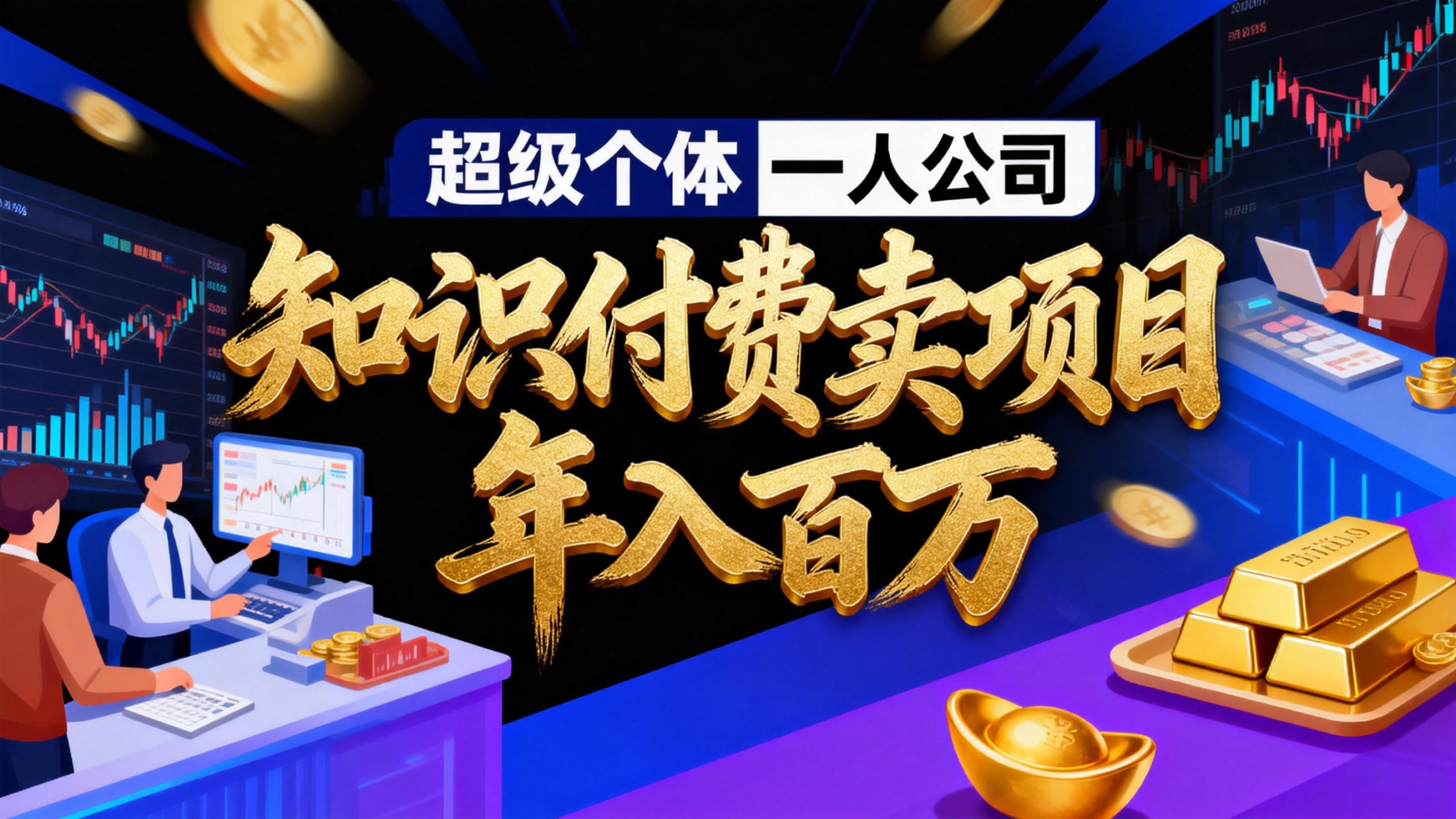 2026年“超级个体一人公司”私域卖项目年入百万，个人IP-精准引流-项目包装-转化成交-闲赋网