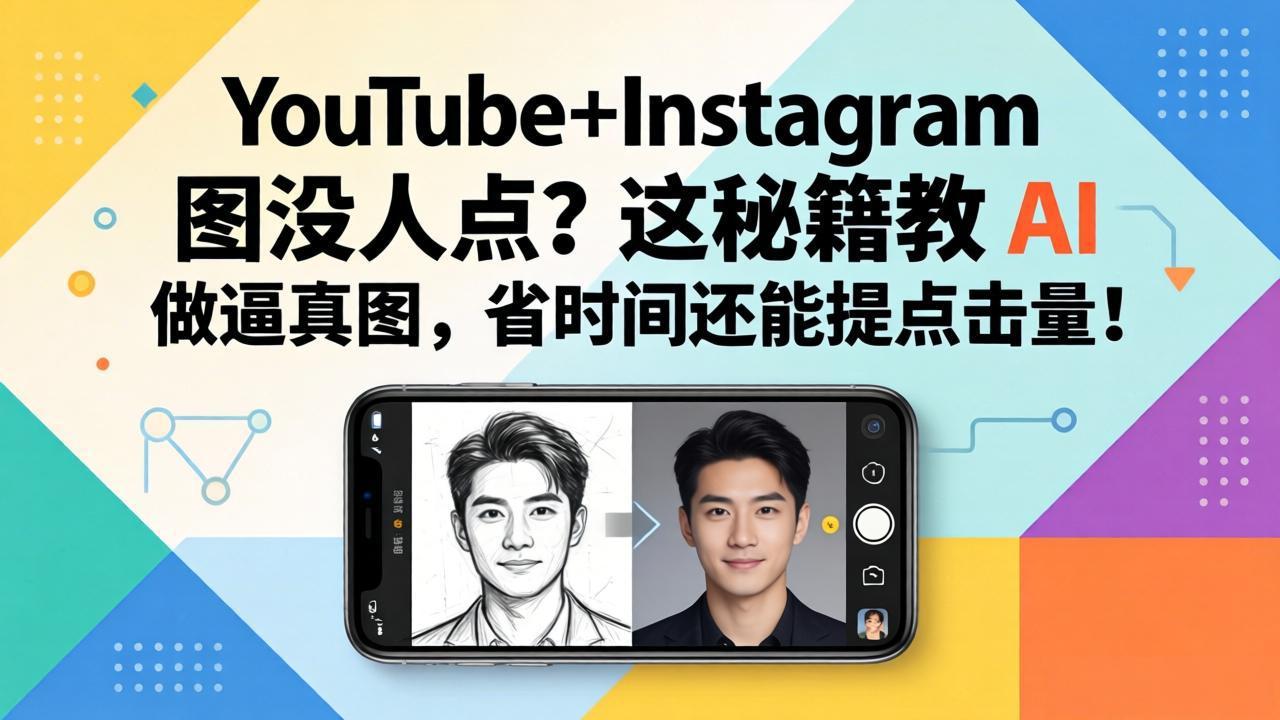 YouTube+Instagram图没人点？这秘籍教 AI 做逼真图，省时间还能提点击量-闲赋网