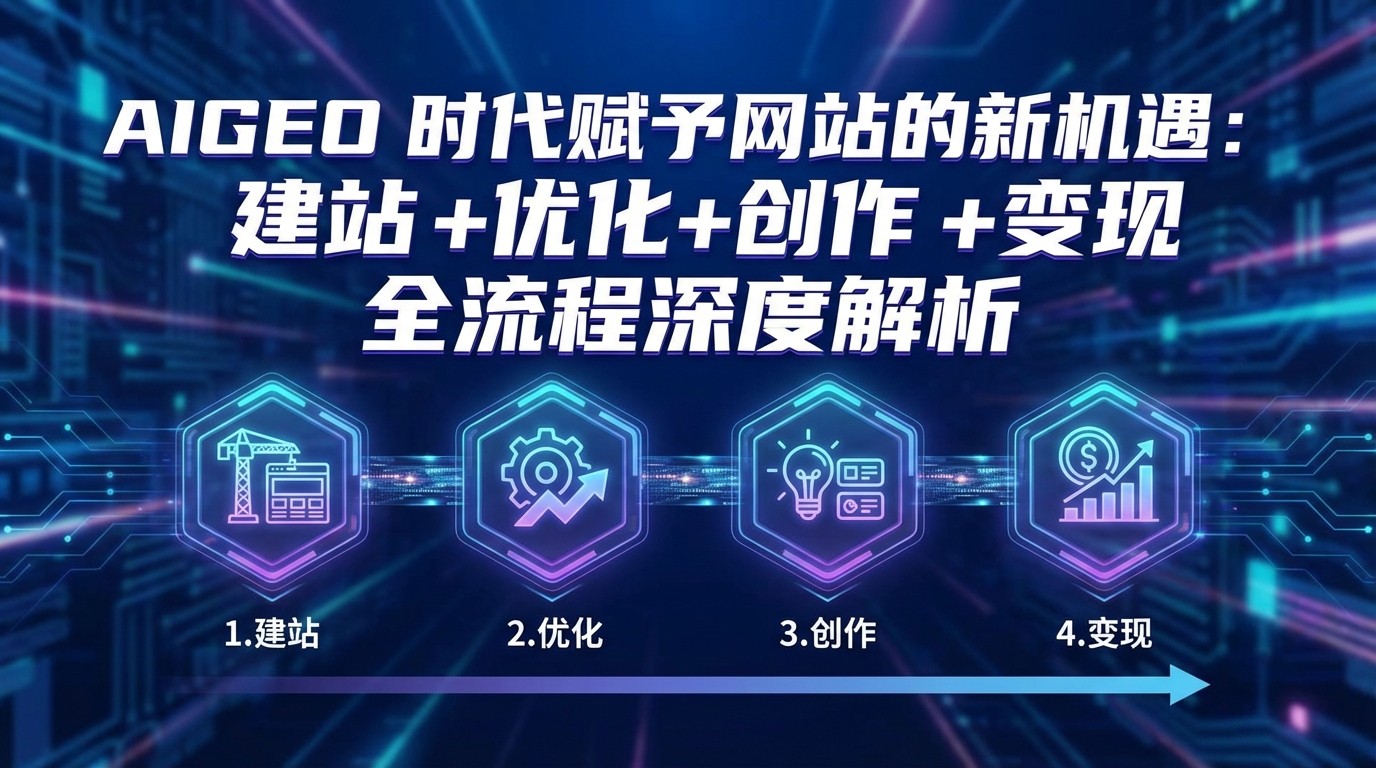 AIGEO+时代赋予网站的新机遇：建站+优化+创作+变现+全流程深度解析-闲赋网