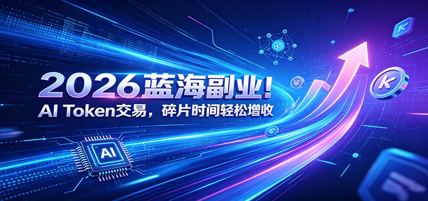 2026蓝海副业！AI Token交易，碎片时间轻松增收-闲赋网