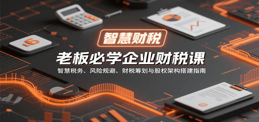 老板必学企业财税课：智慧税务、风险规避、财税筹划与股权架构搭建指南-闲赋网