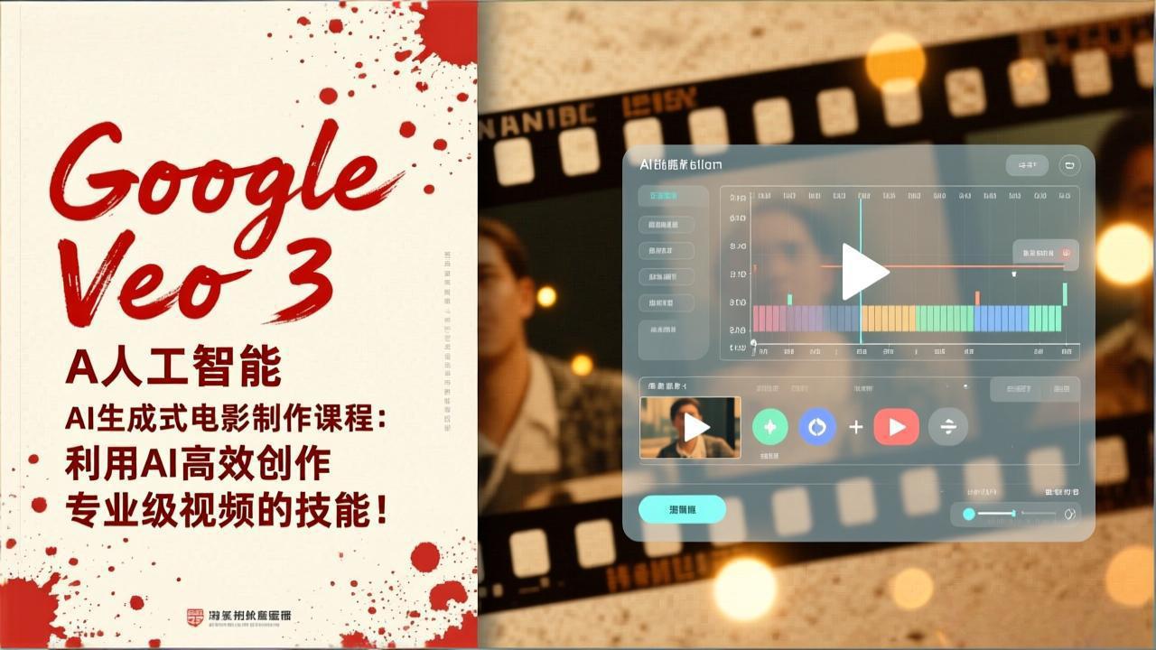 Google Veo 3人工智能AI生成式电影制作课程：利用AI高效创作专业级视频的技能！-闲赋网