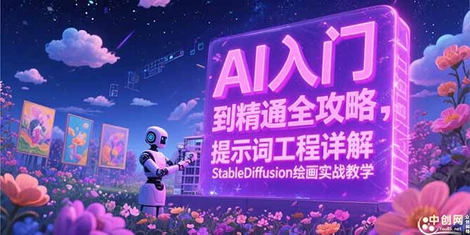 AI入门到精通全攻略，提示词工程详解，StableDiffusion绘画实战教学-闲赋网