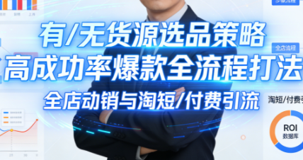 子鹏讲电商·淘宝私家班(更新2026)-闲赋网