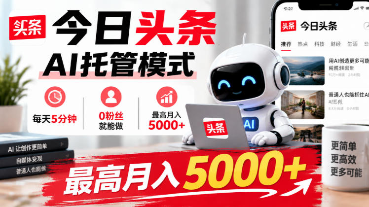 ad614ca831ed7d1e92dd0c5269fce32e.jpeg 今日头条AI托管模式,每天5分钟,0粉丝就能做,最高月入5000+【揭秘】