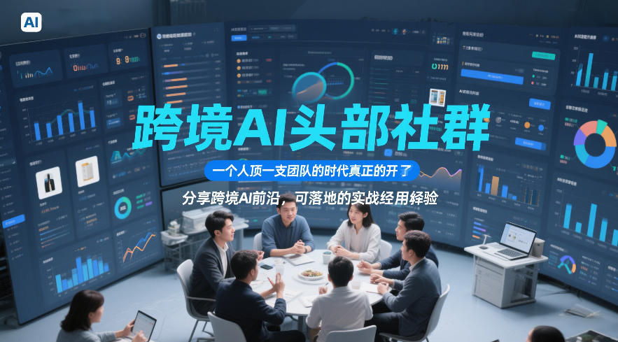 aef639603615812b7595f876335f0614.jpeg 跨境AI头部社群,一个人顶一支团队的时代真正的开始了,分享跨境AI前沿,可落地的实战经验(更新5月23日)