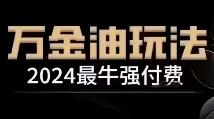 2024最牛强付费，万金油强付费玩法，干货满满，全程实操起飞(更新12月)-闲赋网