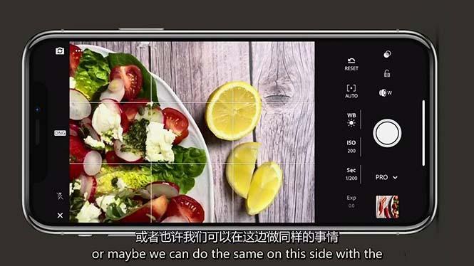 iPhone 美食摄影-掌握美食摄影造型-构图和编辑艺术-21节课-中英字幕-闲赋网