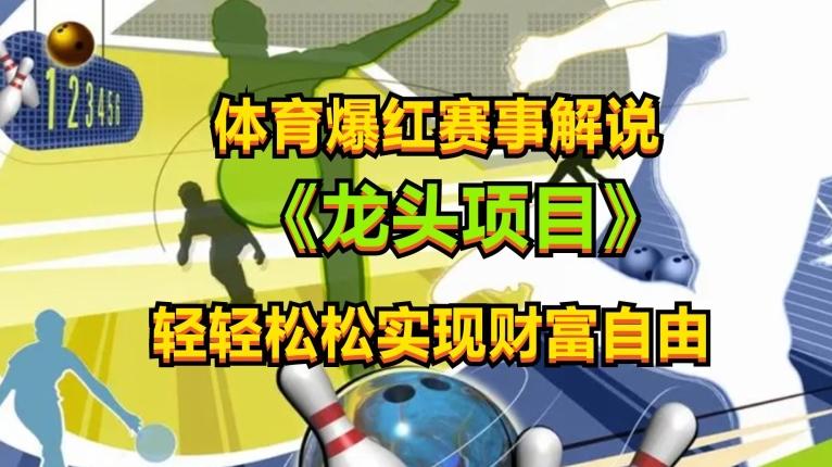 体育爆红赛事解说，玩法简单，小白一天就上手，轻松获取收益【揭秘】-闲赋网
