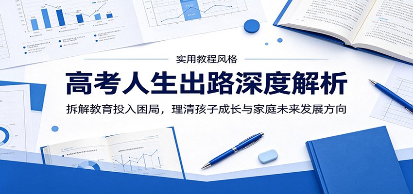 高考人生出路深度解析:拆解教育投入困局,理清孩子成长与家庭未来发展方向-闲赋网