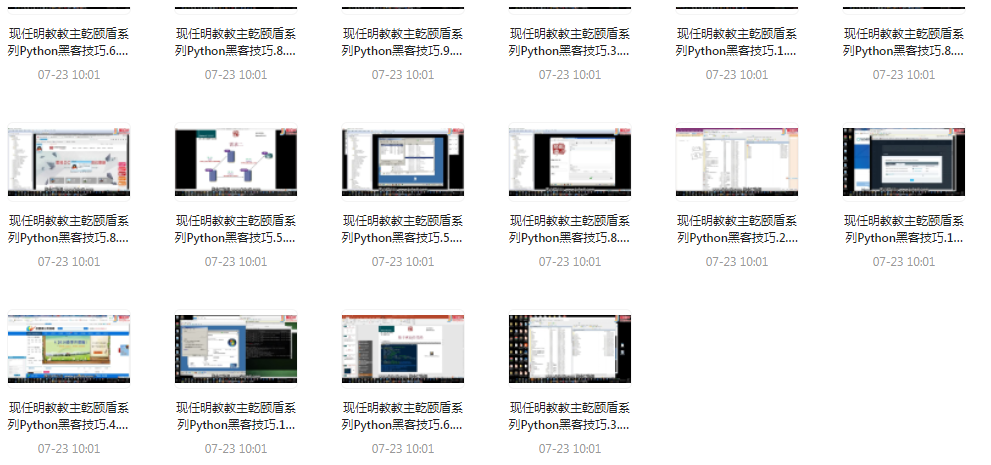 Python黑客技巧课程-闲赋网