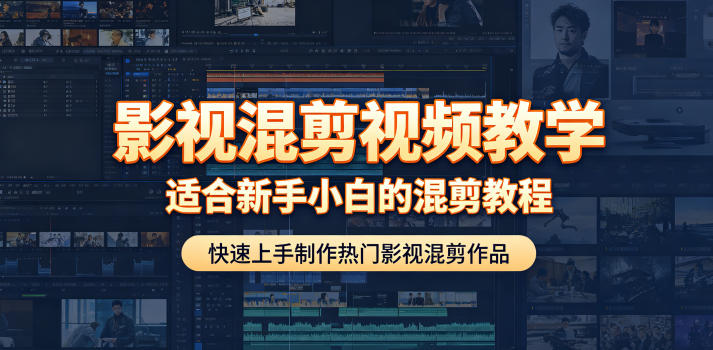 影视混剪视频教学，适合新手小白的混剪教程，快速上手制作热门影视混剪作品-闲赋网