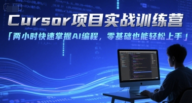 Cursor项目实战训练营，两小时快速掌握AI编程，零基础也能轻松上手-闲赋网