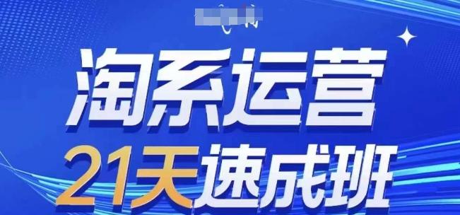淘系运营21天速成班(更新24年7月)，0基础轻松搞定淘系运营，不做假把式-闲赋网
