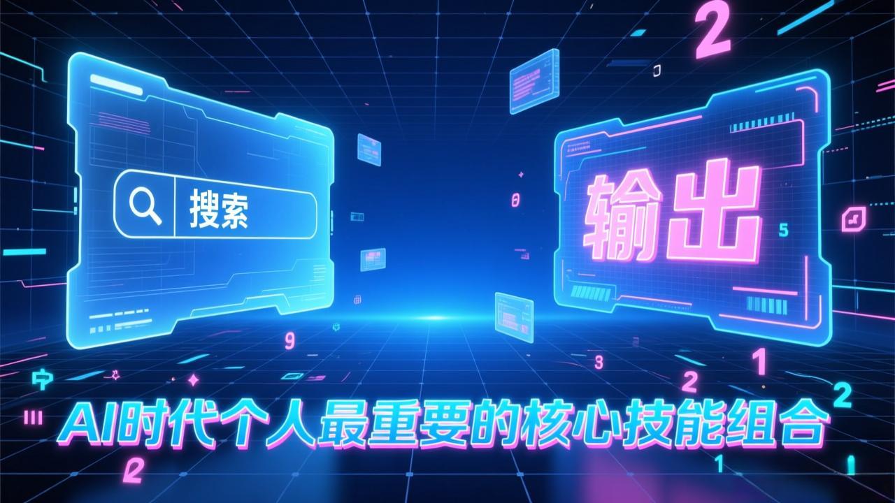 付费文章：AI时代个人最重要的核心技能组合：“输出能力”和“搜索能力”-闲赋网