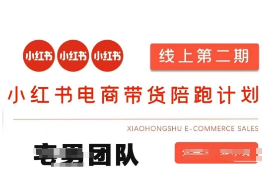 小红书电商带货课2期，月利润20个的小红书电商的有货源，无货源，虚拟产品，付费投流等整套玩法-闲赋网