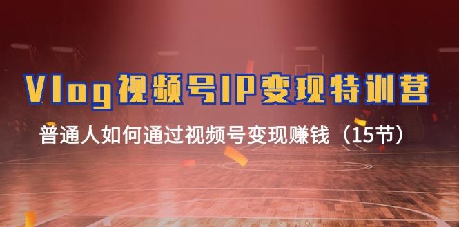 Vlog 视频号IP变现特训营，普通人如何通过视频号变现赚钱(15节-闲赋网