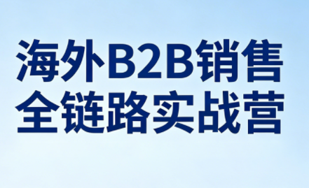 雨哥·海外B2B销售全链路实战营-闲赋网