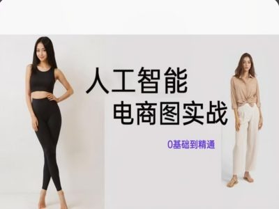 人工智能SD电商图实战，ai绘图0基础到精通-闲赋网