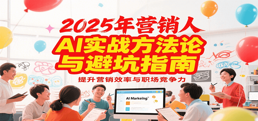 2025年营销实战方法论与避坑指南，利用AI提升营销效率与职场竞争力-闲赋网