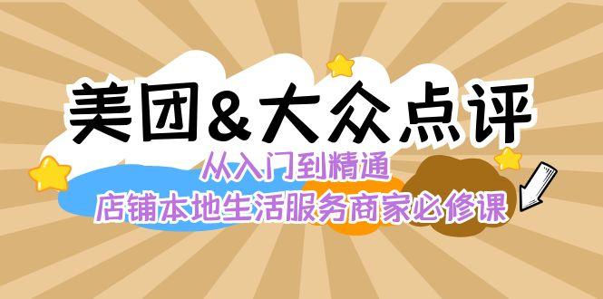 美团+大众点评 从入门到精通：店铺本地生活 流量提升 店铺运营 推广秘术 评价管理-闲赋网