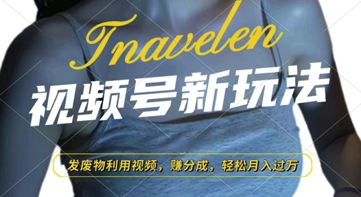 视频号新玩法，废物利用视频，撸分成收益，轻松月入过W【揭秘】-闲赋网