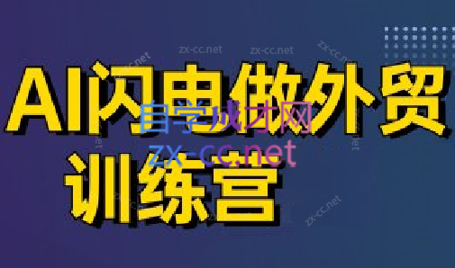 大卫·AI闪电做外贸训练营(更新7月)-闲赋网