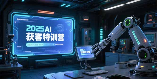 2025AI获客特训营，AI图文视频全制作，deepseek工具实操教学-闲赋网
