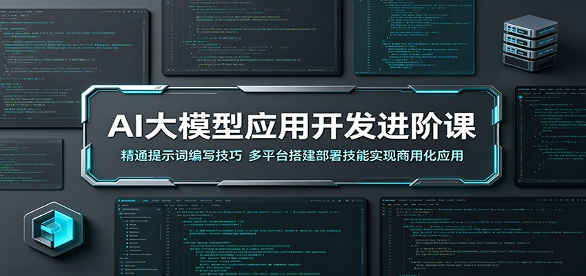AI大模型应用开发进阶课：精通提示词编写技巧，多平台搭建部署技能实现商用化应用-闲赋网