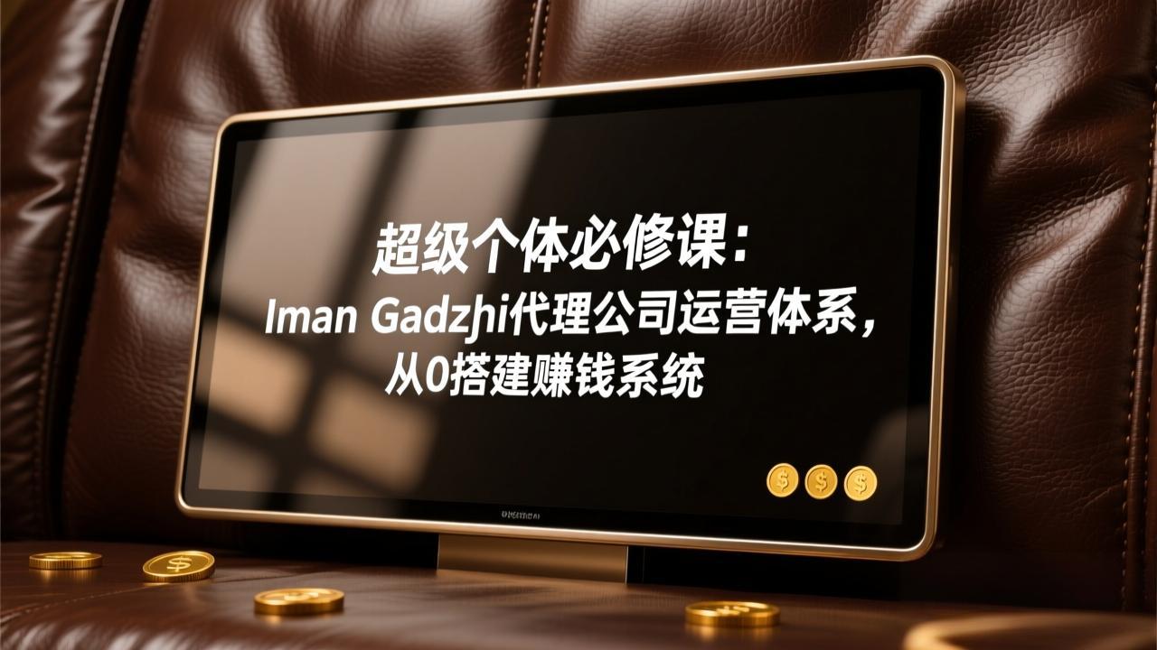 超级个体必修课：Iman Gadzhi代理公司运营体系，从0搭建赚钱系统-闲赋网