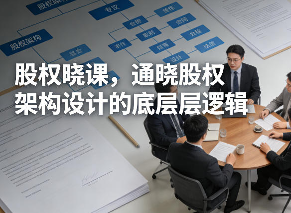 股权晓课，通晓股权架构设计的底层逻辑-闲赋网