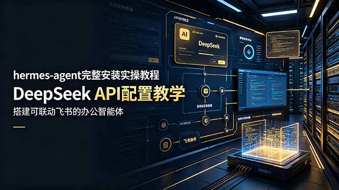 e82fa247e6c48c0d7ecd3d1e029bb1e2.jpeg hermes-agent完整安装实操教程,DeepSeek API配置教学,搭建可联动飞书的办公智能体