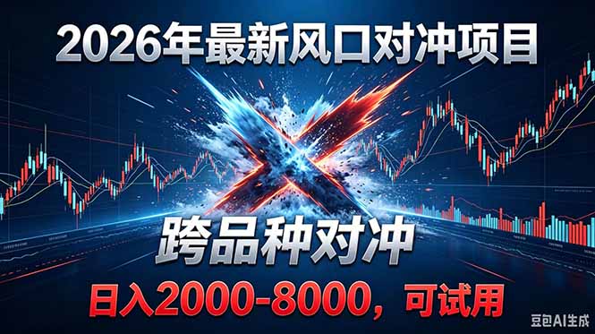 2026创业新风口！最新对冲！跨品种对冲！日收益2000-6000+-闲赋网